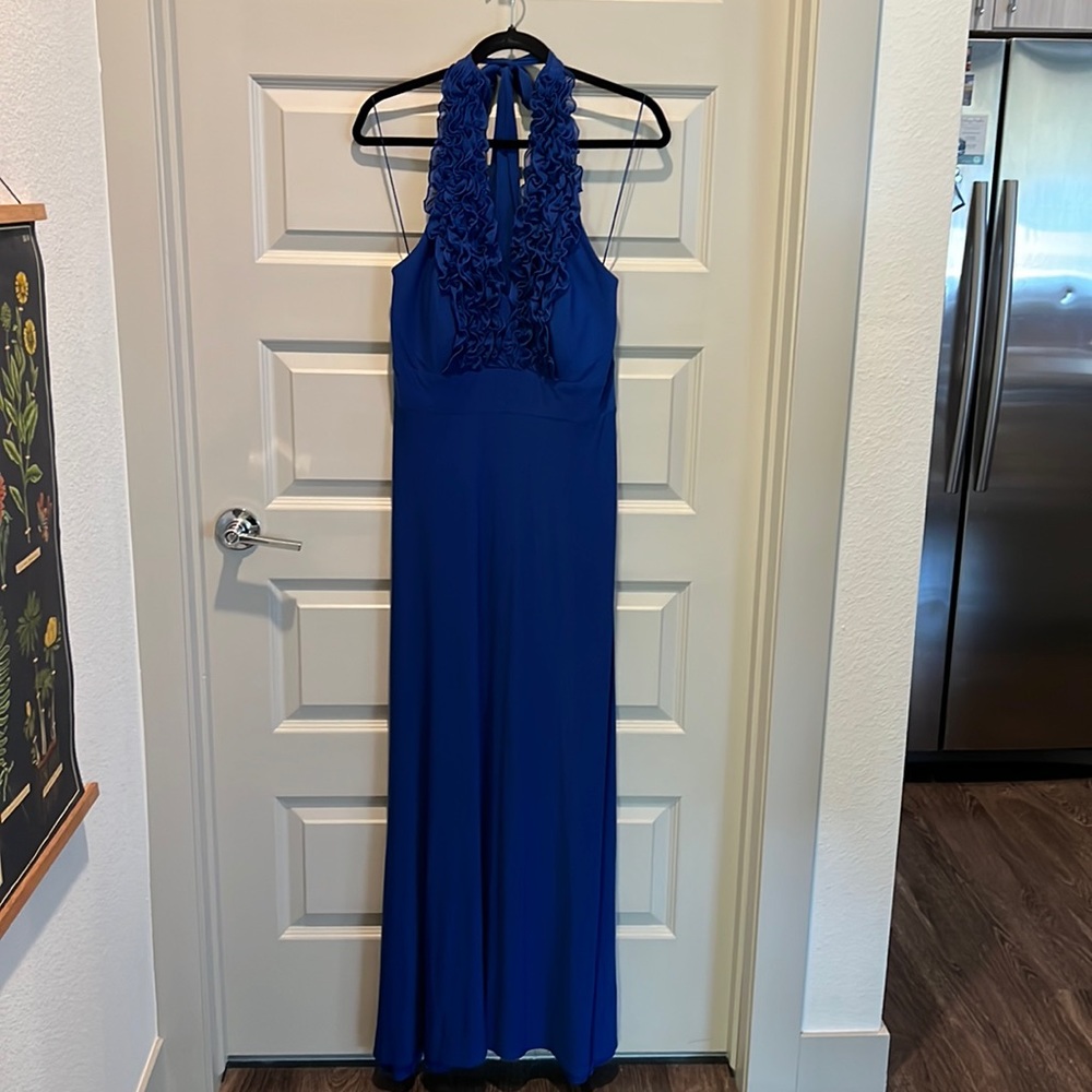 Royal Blue Onyx evening gown